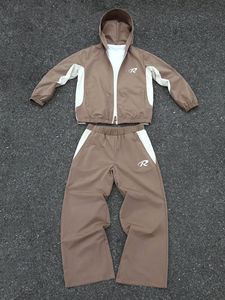 Men's Casual Printed Breathable Winter <b>Track</b> <b>Suits</b> Sets Hooded Full-zip Sweatsuit Active Jacket Pants 2-Piece Four-Way Stretch - Product Image 2