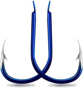 Señuelo de Pesca de Alta Calidad de Acero Inoxidable y Acero al Carbono para Pesca de Trucha en Río, Colores Luminosos Brillantes, Anzuelos Dobles para Jigging - Product Image 1