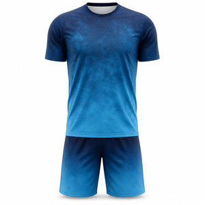 Conjunto de Uniforme de Fútbol Transpirable para Hombre, Jersey y Pantalones Cortos de Secado Rápido, Ideal para Juegos al Aire Libre, Prácticas y Partidos Competitivos - Product Image 1