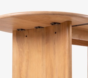 Ensemble de salle à manger en bois de style moderne du milieu du siècle, 6 pièces, chaises à dossier solide, assise et dossier rembourrés, table rectangulaire, meubles pour la maison - Product Image 6