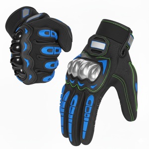 Guantes de Motocicleta de Cuero Personalizados con Pantalla Táctil, Protección Completa para los Dedos, Invierno, para Hombre, con Protección Rígida en los Nudillos, Unisex, OEM, Guantes de Carreras - Product Image 5
