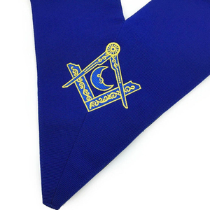 Masonic Officer Collars Embroidered 3D Sew-On Customized Design for Scottish Rite Degrees-High Quality Masonic Officer Collars - Product Image 2