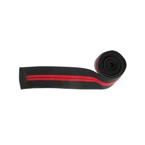 Vendas para rodillas (par) con correa para sentadillas, levantamiento de pesas, powerlifting, prensa de piernas y entrenamiento cruzado - Vendaje flexible para rodillas de 39 pulgadas - Product Image 6