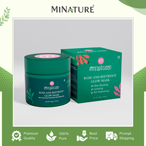 Masque visage éclatant à la rose et à la betterave (en pâte) fabriqué en Inde, très vendu, de qualité exceptionnelle, 100% d'ingrédients naturels purs. - Product Image 2