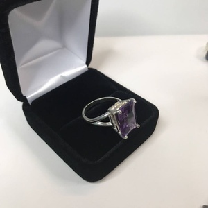 Anillo Ovalado de Alejandrita en Plata de Ley, Talla Personalizada, Cambio de Color, Joyería de Piedra de Nacimiento de Junio, Regalo para Mujer, Compromiso, Boda, Fiesta - Product Image 4