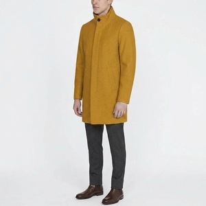 Veste matelassée longue d'hiver pour homme, manteau chaud rembourré à manches longues, col montant, poches latérales zippées, vêtements personnalisés - Product Image 5
