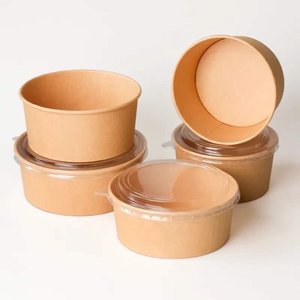 ชามกระดาษแบบใช้แล้วทิ้งที่ยั่งยืนได้สำหรับร้านอาหารและการจัดเลี้ยง - Product Image 4