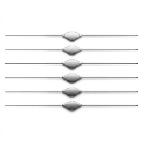 OPTITECH HEALTHCARE Bowman Lacrimal Probe Set BP-0001 6 pièces Instrument chirurgical en acier inoxydable de qualité médicale Classe I CE - Product Image 1