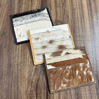 Dompet kulit sapi asli uniseks, dompet tempat kartu kulit sapi mewah gaya klasik, dompet RFID banyak tempat kartu untuk pria dan wanita