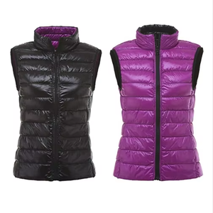 Black Hot <b>Pink</b> Purple Red Green Lightweight Puffer Vest Quilted Sleeveless Winter Gilet Custom Logo OEM Factory Premium - Product Image 6