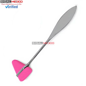 Marteau de réflexes neurologique médical chirurgical Taylor rose de 7,5 pouces en acier inoxydable de qualité allemande - Product Image 6