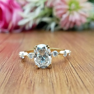 Anillo de Diamante Cultivado en Laboratorio VVS de Corte Brillante de 15 Quilates en Oro Sólido de 14K Personalizable, Certificado por IGI, Color D, para Compromiso o Boda - Product Image 1