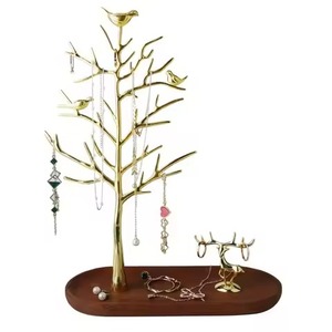 Expositor de Joyería Metálico Decorativo para Collares, Pendientes, Pulseras y Anillos, Ideal para Dormitorio, Tocador y Decoración del Hogar - Product Image 3