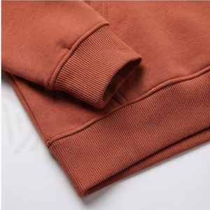 Winter Cotton Hoodie Custom Sweatshirts Thick Fleece 300g Fabric <b>Men</b> Women Comfortable Acid Wash Logo Customized Color - Product Image 6