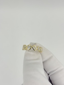 Anillo de Diamantes de Oro Amarillo de 14K y 18K con Diamantes Cultivados en Laboratorio, Anillo Multiforma para Mujer, Marquesa, Pera, Esmeralda, Ovalado, Redondo, Joyería Fina - Product Image 2