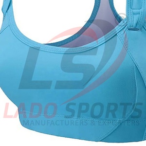Soutien-gorge de sport personnalisé XL pour femmes, modèle solide, décontracté, court, haut à usage sportif pour l'hiver, prix d'usine direct - Product Image 5