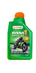 Npoil Nano 1 4T 0.8L 20W50น้ำมันเครื่องรถจักรยานยนต์1L Jaso MA - Product Image 3