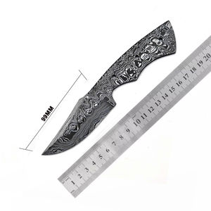 ใบมีดเปล่าสำหรับทำมีดครัว DIY เหล็กดามัสกัสทองแดง 67 ชั้น VG-10 ความแข็งสูง สำหรับมีดหั่นเนื้อ ปลา - Product Image 6