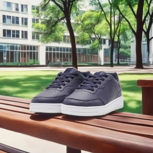 Wypex, zapatos informales para caminar con cordones para hombre, forro de malla transpirable, diseño dinámico juvenil, tendencia superior, estilo para correr - Product Image 1