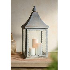 Lanterne décorative en métal de style classique et luxueux, porte-bougie suspendu pour la décoration de la maison, lanterne en métal de style farmhouse. - Product Image 6