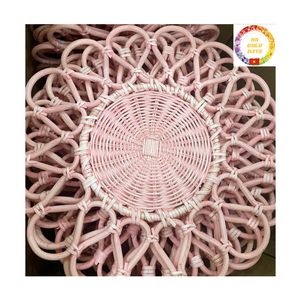 Rattan Dining Placemat | Handmade Wicker Charger <b>Plate</b> | Eco-Friendly Tableware | Export Supplier - Product Image 5