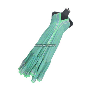Nuevo Sari Indio Largo de Seda con Estampado Floral Vintage, Vestido Elegante para Mujer, Vestido de Noche sin Mangas, Vestidos de Fiesta para Mujer - Product Image 5