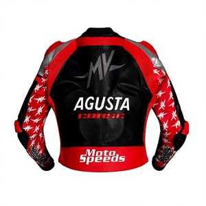 Veste de course MV Agusta WSBK en cuir de kangourou personnalisée, homologuée MotoCP CE, veste professionnelle pour homme/Chaqueta - Product Image 2