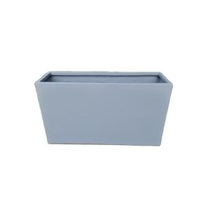 Jardinière rectangulaire moderne en PRF avec texture Pot élégant en fibre de verre pour l'aménagement paysager et les patios - Product Image 4