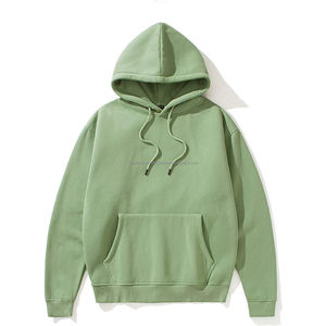 Sudadera con Capucha para Hombre, 100% Algodón, Color Verde Mar, para Verano, Estilo Deportivo - Product Image 1