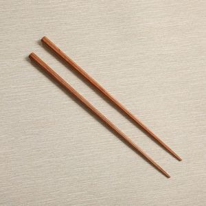 Ensemble de baguettes en bambou faites à la main, finition brun foncé, baguettes en bois d'acacia faites à la main par Curio Craft - Product Image 4