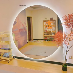 Miroir de salle de bain mural Daystar Trade moderne à LED rétroéclairé avec interrupteur tactile, grand format éclairé pour salle de bain, chambre et salon - Product Image 1