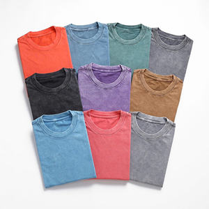 Camiseta de Poliéster/Algodón con Logotipo Frontal Personalizable, Transpirable, Ecológica, Lavada con Ácido, Estampada, para Hombre y Mujer, Tallas Grandes, de Secado Rápido - Product Image 3