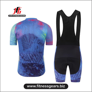 JUST FITNESS GEARS Conjunto de Uniformes de Ciclismo Sublimados sin Mangas de Secado Rápido 100% Spandex/Poliéster de Alta Calidad para Adultos | - Product Image 4