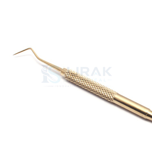 Outil professionnel d'isolation pour rehaussement de cils en acier inoxydable avec manche vert et rose pour lifting des cils - Product Image 2