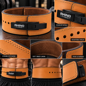 Ceinture de musculation professionnelle en néoprène camouflage vert sarcelle Rhino Fitness, réglable, avec soutien lombaire enveloppant - Product Image 5