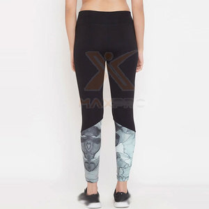 Pantalon de yoga pour femme, fabrication usine, prix bas, nouvelle collection, dernier design, couleur unie, taille mi-haute, écologique, respirant, Spandex/Polyester - Product Image 3