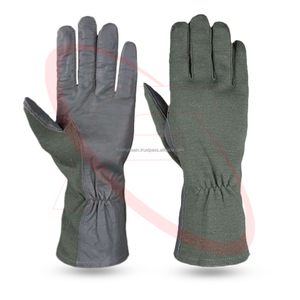 Guantes de vuelo Nomex de alta calidad Los mejores guantes de trabajo tácticos de piloto Guantes de cuero de piloto Nomex Taktische Pilotenhandschuhe - Product Image 5