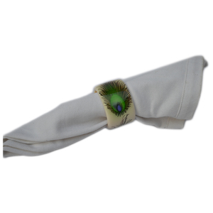 Painted Design Napkin Rings Premium Quality Wood <b>Tissue</b> Holder Best For <b>Wedding</b> Party Table Decoration Ornament - Product Image 4