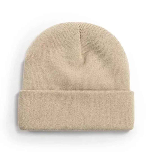 Bonnet uni coupé à la forme pour homme, sans couture, design épuré, en fil épais et lourd, forme ronde, couvre-tête - Product Image 5