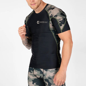 Rashguard pour homme à manches longues, nouveau design, en vente en ligne, service OEM, vêtements de fitness pour homme. - Product Image 1
