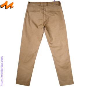 กางเกงชิโน่ผู้ชายผ้าฝ้ายผสมสแปนเด็กซ์พิมพ์ลายขนาดกลาง น้ำหนัก 6.64 ออนซ์ ระบายอากาศได้ดี - Product Image 3