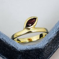 Bague en Améthyste Taille Coussin en Argent Sterling 925 Massif Plaqué Or, Bande Fine Classique pour Femme, Bague d'Anniversaire, Bijoux en Gros