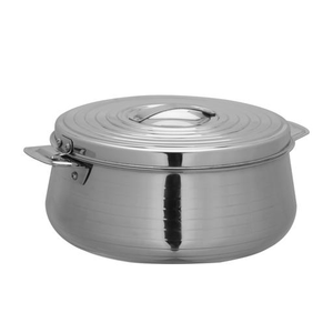 Cacerola de Acero Inoxidable Aislada, Antiadherente y Duradera con Asa Dorada, Olla para Servir, Caja para Chapati y Roti, para Uso Doméstico y Hotelero - Product Image 2