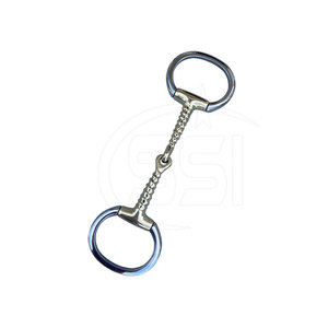 Cómodo y Resistente Bocado de Acero Inoxidable Premium con Anillo Suelto para Montar a Caballo - Uso en Establos y al Aire Libre - Product Image 3