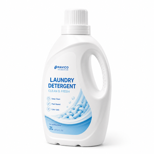 Pavico <b>Laundry</b> Detergent Bottle Handle Shape HDPE 2L Custom Color Screw Cap ISO 9001:2015 Certified for Liquid Soap Household - Product Image 2