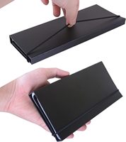 Porte-documents médical pliable pour infirmières, format de poche, avec 6 pochettes pour fiches de rappel médicales