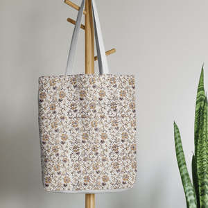 Bolso Bandolera de Algodón 100% con Estampado Natural, Hecho a Mano, Minimalista, con Patrón Cruzado, para Mujer - Product Image 5