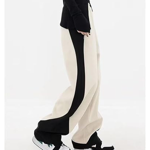 Pantalon de survêtement Hip Hop pour homme 2026, ODM, imperméable, écologique, en tissu peigné épais, taille élastique avec cordon de serrage, coupe large - Product Image 5