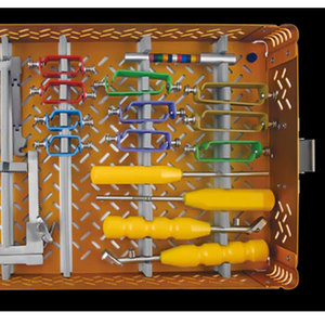 Boîte de rangement vide autoclavable en acier inoxydable de qualité chirurgicale pour instruments à grands fragments, organisateur de kit d'instruments chirurgicaux - Product Image 3