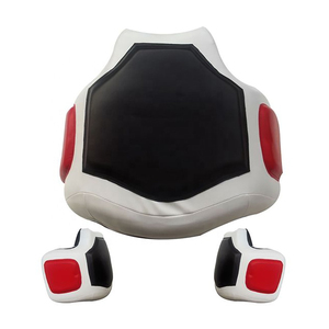 Chaleco de Entrenamiento con Almohadillas Ajustables para Kickboxing y Muay Thai, Protector de Cuerpo de Cuero, Almohadillas para el Vientre, Protector de Pecho, Hecho en Pakistán - Product Image 5